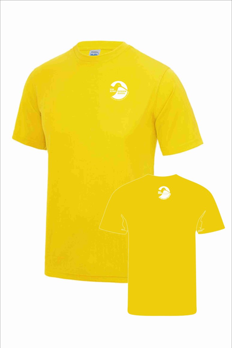 Ein Kiwi gegen Krebs Funktionsshirt, Logo: klein/klein